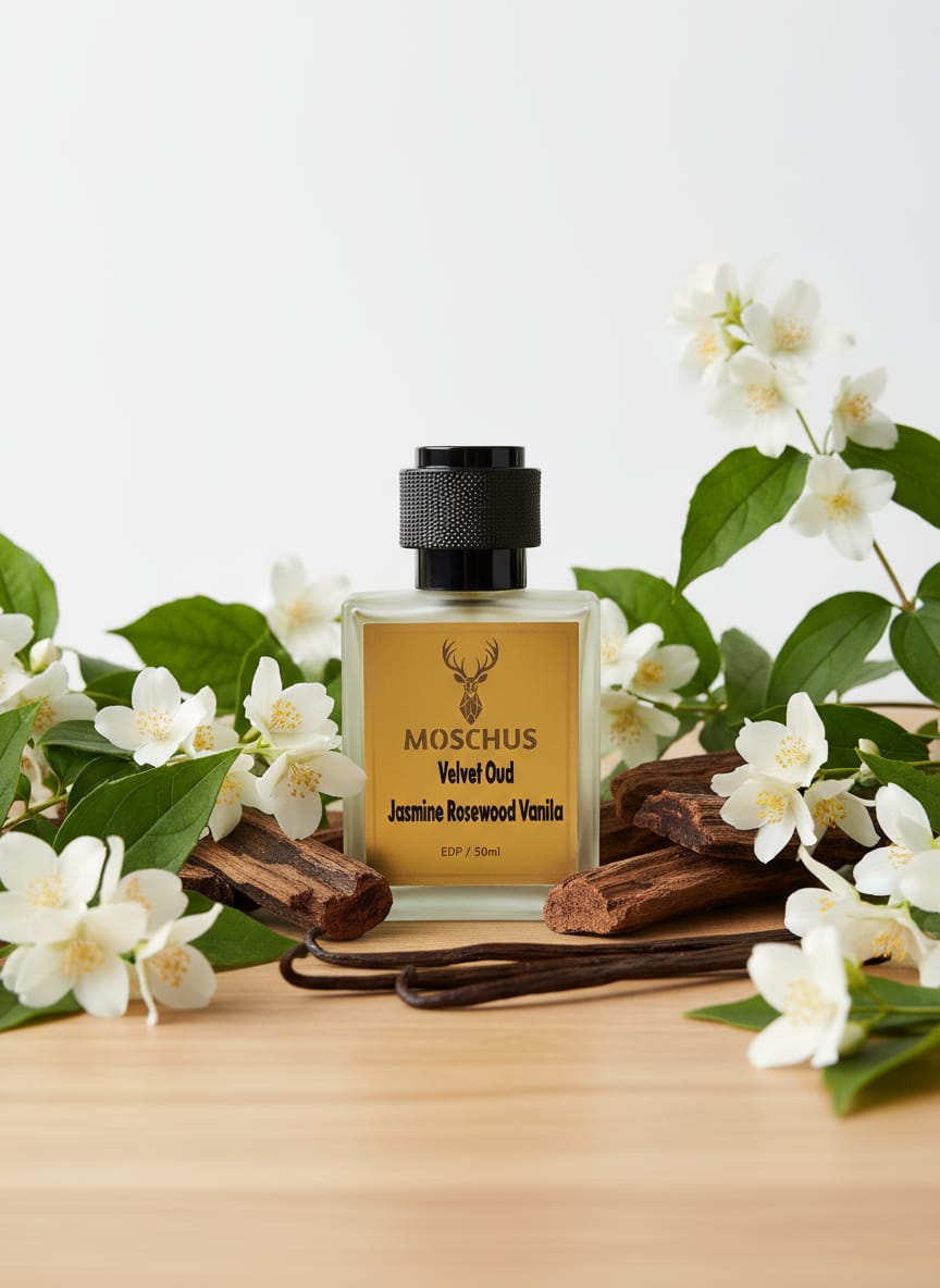 MOSCHUS Velvet Oud Eau de Parfum – Rich Woody Oriental Long-Lasting Perfume | Unisex Luxury Fragrance