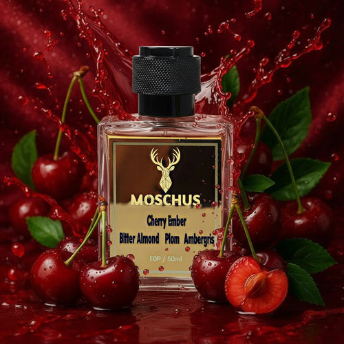 Cherry Ember Eau de Parfum – Sweet Amber Cherry Perfume | Unisex Long-Lasting Scent by MOSCHUS