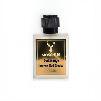 Dark Mirage Eau de Parfum – Smoky Oud Amber Perfume | Unisex Long-Lasting Luxury Fragrance by MOSCHUS
