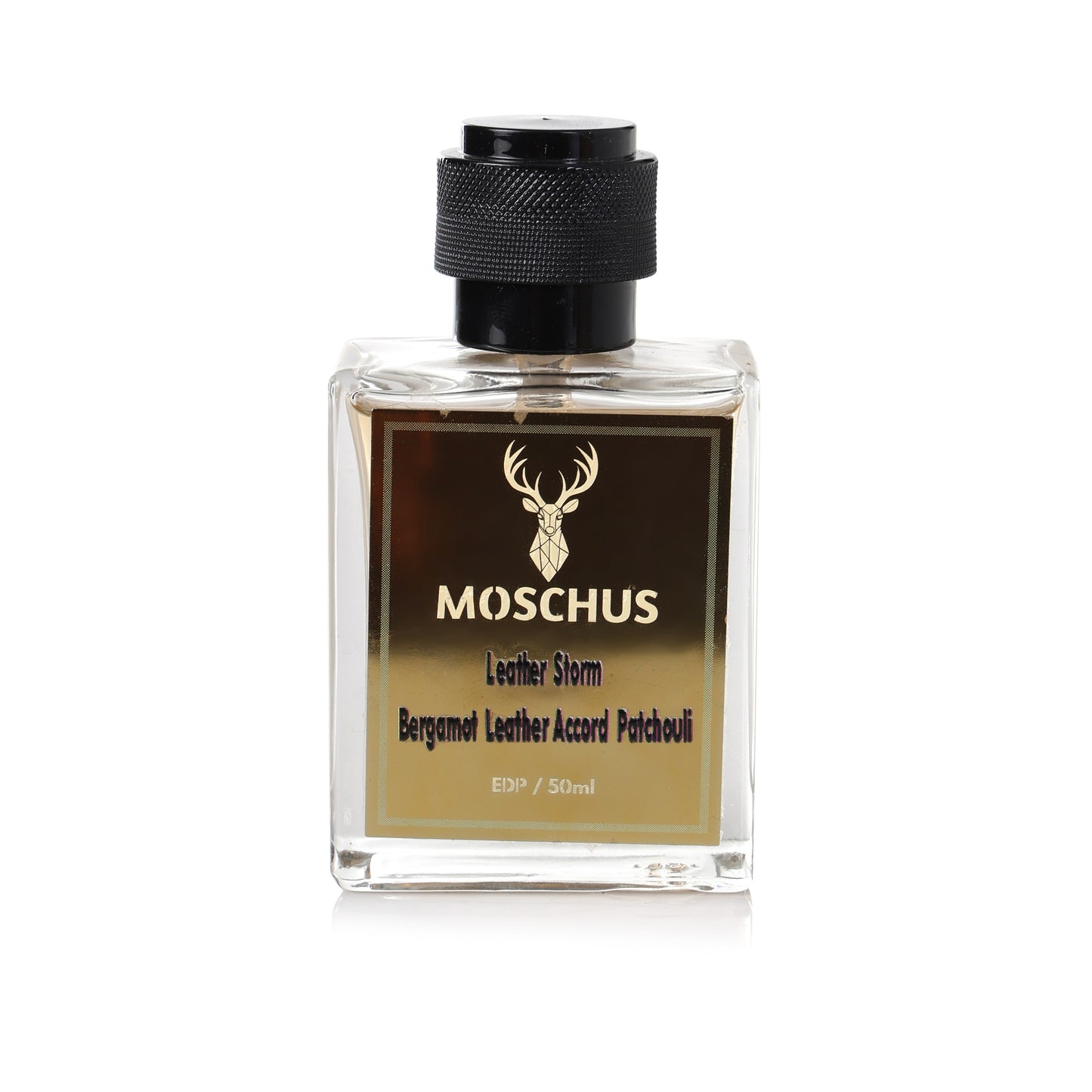 Leather Storm Eau de Parfum – Spicy Leather Woody Perfume for Men | Long-Lasting Luxury Scent by MOSCHUS