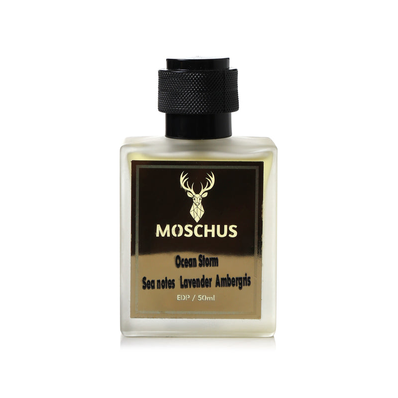 MOSCHUS Ocean Storm Eau de Parfum – Fresh Aquatic Woody Perfume for Men | Long-Lasting Everyday Fragrance