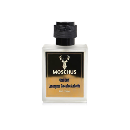 MOSCHUS Oasis Leaf Eau de Parfum – 50ml | Fresh Citrus Green Unisex Perfume | Long Lasting