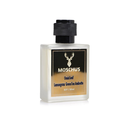 MOSCHUS Oasis Leaf Eau de Parfum – 50ml | Fresh Citrus Green Unisex Perfume | Long Lasting