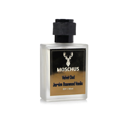 MOSCHUS Velvet Oud Eau de Parfum – Rich Woody Oriental Long-Lasting Perfume | Unisex Luxury Fragrance