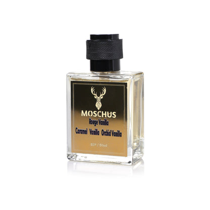 Rouge Vanilla Eau de Parfum – Sweet Vanilla Caramel Perfume for Women | Long-Lasting Gourmand Scent by MOSCHUS