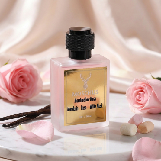 Marshmallow Musk Eau de Parfum – Soft Sweet Musk Perfume for Women | Long-Lasting Powdery Floral Scent by MOSCHUS