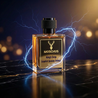 Midnight Charge Eau de Parfum – Sweet Spicy Fresh Perfume for Men | Long-Lasting Magnetic Scent by MOSCHUS