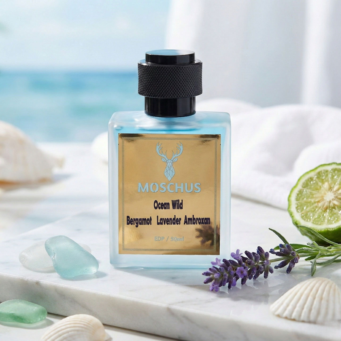 Moschus Ocean Wild Eau de Parfum for Men | Fresh Citrus Fragrance