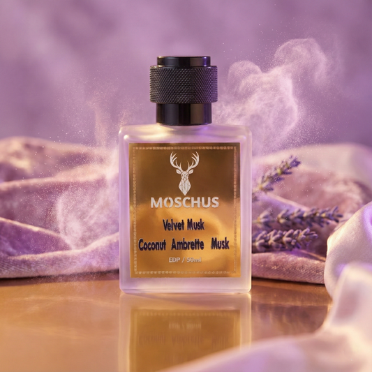 Velvet Musk Eau de Parfum – Soft Powdery Musk Perfume | Unisex Long-Lasting Elegant Scent by MOSCHUS