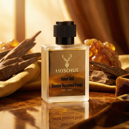 MOSCHUS Velvet Oud Eau de Parfum – Rich Woody Oriental Long-Lasting Perfume | Unisex Luxury Fragrance