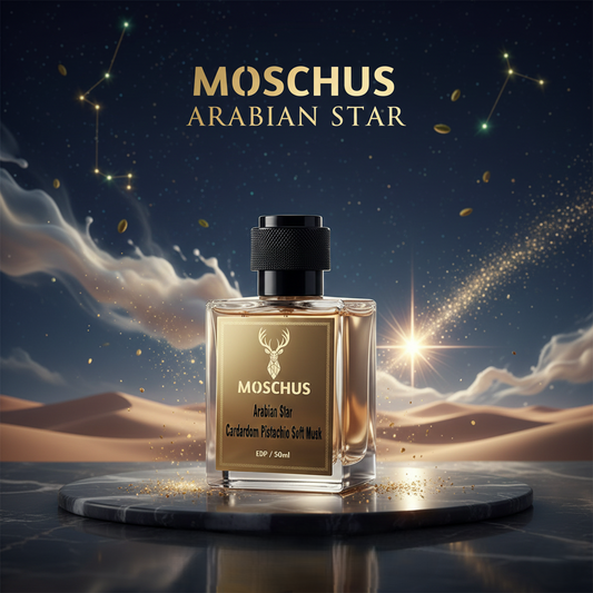 Arabian Star Eau de Parfum – Creamy Sweet Oriental Perfume | Unisex Long-Lasting Luxury Scent by MOSCHUS